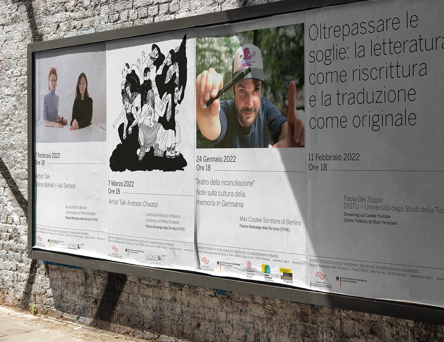Plakatkampagne im Marketing-Mix für das Studienzentrum Venedig